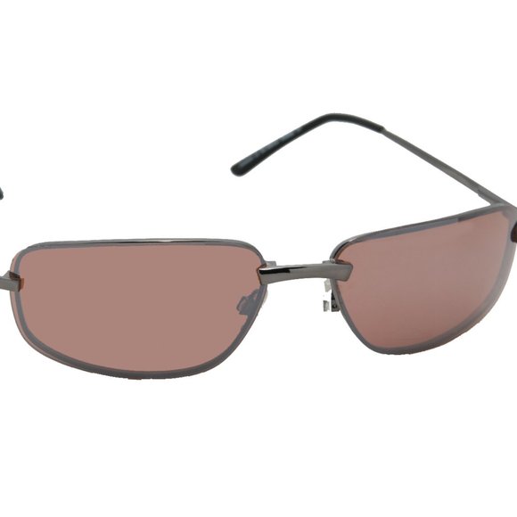 Howell II rimless (rimmed) metal frame Coppermax lens tech sunglasses - Picture 1 of 2